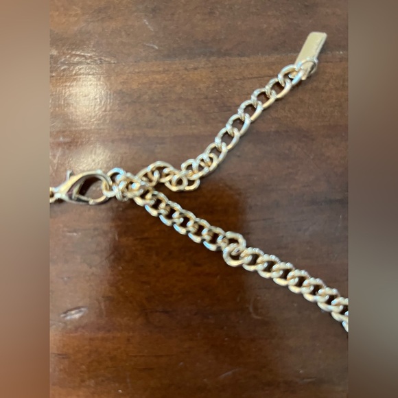 Mika royal blue and gold statement necklace - Picture 3 of 7